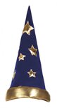 Tovenaarshoed junior 43 cm blauw