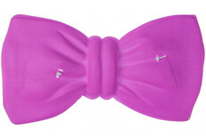 verkleedaccessoire vlinderstrik 20 x 11 cm roze