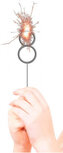 sterretjes Nummer 8 16 cm zilver