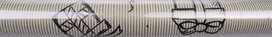 cadeaupapier verpakkingen 70 x 200 cm goud/wit