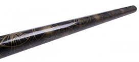 cadeaupapier kerst 70 x 200 cm zwart/goud