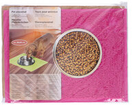 hondenplacemat 30 x 40 cm roze