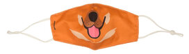 mondmasker Dog junior polyester oranje one-size