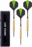 9x stuks Dartpijlen set Brass Barrel van 22 gram - Darten sport artikelen pijltjes