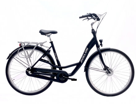 Elegance 28 Inch 53 cm Dames 3V Rollerbrake Matzwart