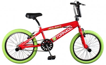 Tornado 20 Inch 31 cm Unisex V-Brakes Rood/Groen