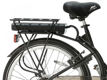 Tour Elektrisch 26 Inch 53 cm Unisex 6V V-Brakes Zwart