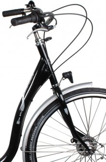 moederfiets 28 Inch 48 cm Dames 7V Rollerbrake Zwart