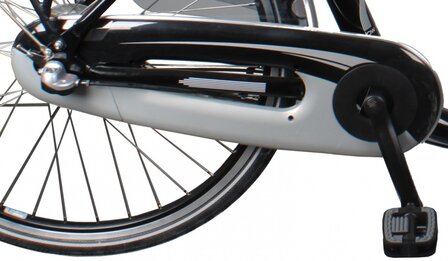 moederfiets 28 Inch 48 cm Dames 7V Rollerbrake Zwart