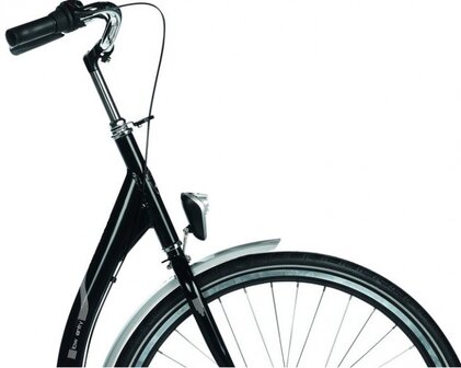 moederfiets 28 Inch 48 cm Dames 3V Terugtraprem Zwart