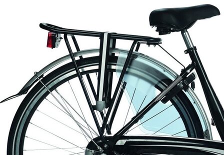 moederfiets 28 Inch 48 cm Dames 3V Terugtraprem Zwart