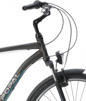 CityFlex 28 Inch 57 cm Heren 3V V-Brakes Grijs