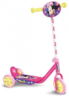 Minnie Mouse 3-wiel kinderstep Meisjes Voetrem Roze/Geel