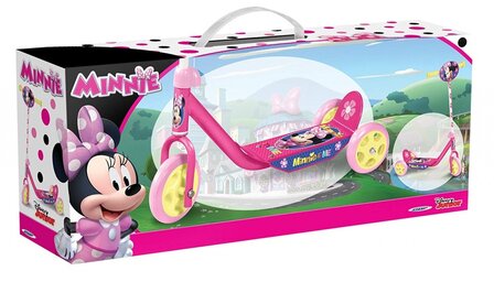 Minnie Mouse 3-wiel kinderstep Meisjes Voetrem Roze/Geel