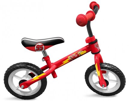 Cars Loopfiets 12 Inch Jongens Rood