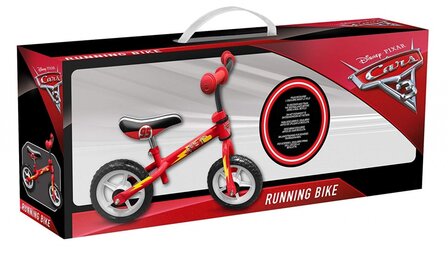 Cars Loopfiets 12 Inch Jongens Rood