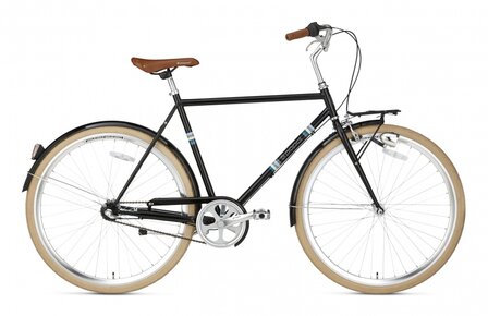 Capri N3 28 Inch 61 cm Heren 3V Terugtraprem Zwart