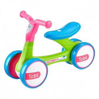 Loopfiets Tobi Junior Groen/Roze