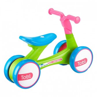 Loopfiets Tobi Junior Groen/Roze