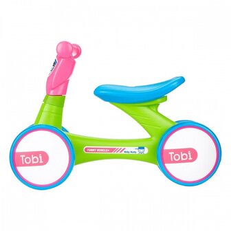 Loopfiets Tobi Junior Groen/Roze