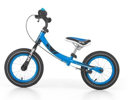 loopfiets Young 12 Inch Junior Knijprem Blauw