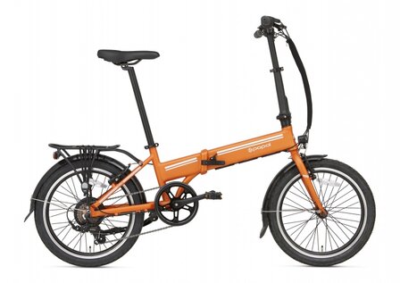 E-Folt 2.0 20 Inch 20 cm Unisex 6V V-Brakes Oranje