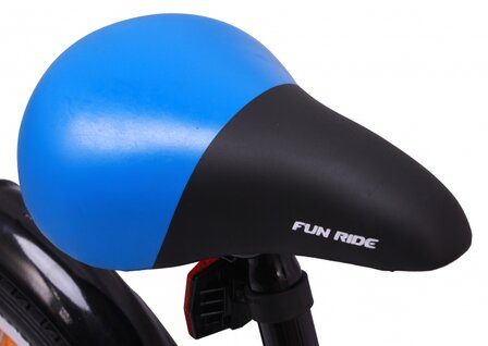 BMX Fun 18 Inch 24 cm Jongens Terugtraprem Zwart/Blauw