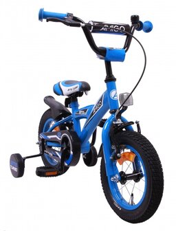 BMX Turbo 12 Inch 19 cm Jongens Terugtraprem Blauw
