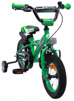 BMX Turbo 12 Inch 19 cm Jongens Terugtraprem Groen