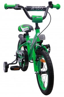 BMX Turbo 14 Inch 21 cm Jongens Terugtraprem Groen