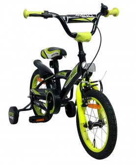 BMX Turbo 14 Inch 21 cm Jongens Terugtraprem Zwart