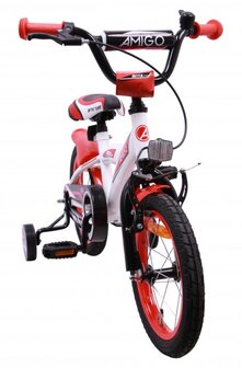 BMX Turbo 14 Inch 21 cm Jongens Terugtraprem Wit