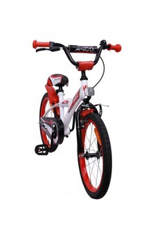 BMX Turbo 18 Inch 25 cm Jongens Terugtraprem Wit