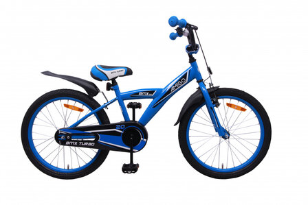 BMX Turbo 20 Inch 29 cm Jongens Terugtraprem Blauw