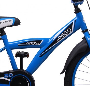 BMX Turbo 20 Inch 29 cm Jongens Terugtraprem Blauw