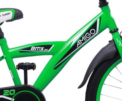 BMX Turbo 20 Inch 29 cm Jongens Terugtraprem Groen