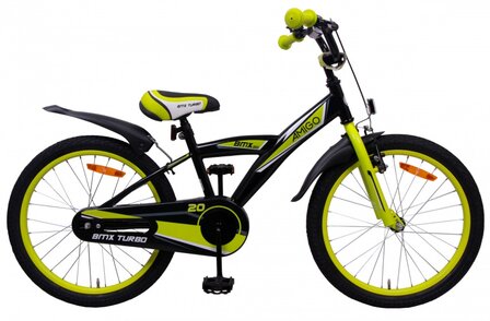 BMX Turbo 20 Inch 29 cm Jongens Terugtraprem Zwart