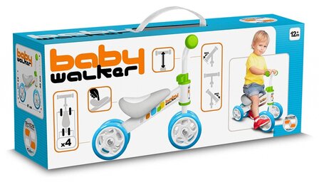 Loopfiets Junior Blauw/Wit
