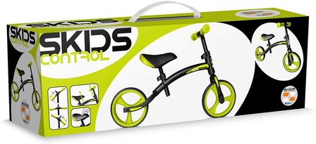 loopfiets 10 Inch Junior Zwart/Groen