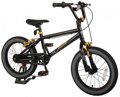 Cool Rider 16 Inch 25,4 cm Jongens Knijprem Zwart