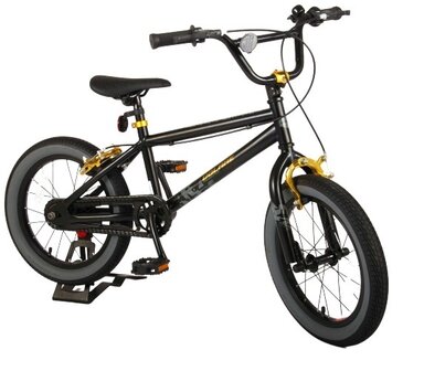 Cool Rider 16 Inch 25,4 cm Jongens Knijprem Zwart