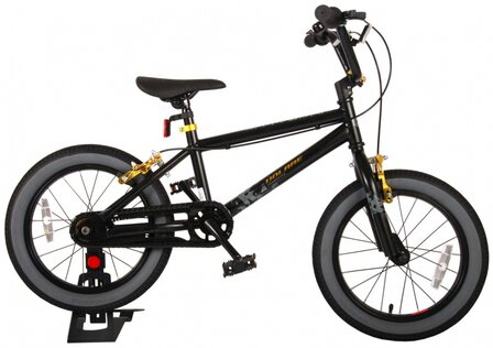Cool Rider 16 Inch 25,4 cm Jongens Knijprem Zwart