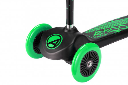 Surfer Junior Voetrem Zwart/Groen