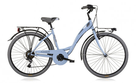 Agora 26 Inch 43 cm Dames 6V V-Brakes Lichtblauw