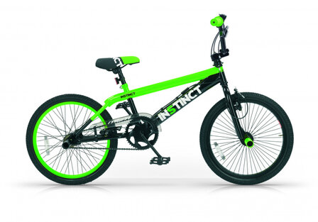 Instinct 20 Inch 49 cm Jongens V-Brakes Zwart/Groen