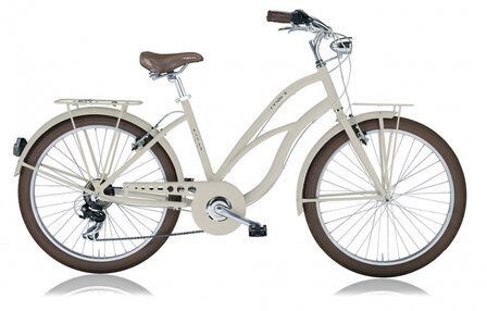 Maui 26 Inch 45 cm Dames 7V V-Brakes Lichtbruin