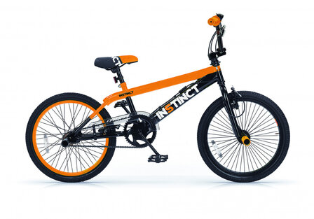 Instinct 20 Inch 49 cm Jongens V-Brakes Zwart/Oranje