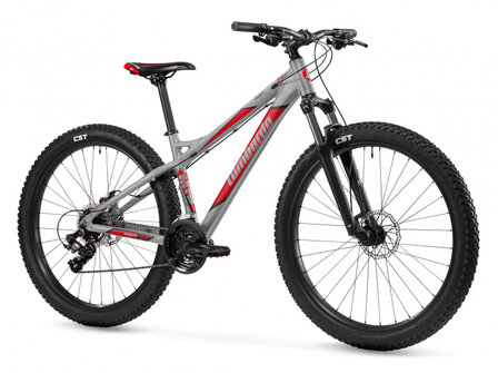 Mozia Disc 24 Inch 33 cm Junior 21V Schijfrem Zilver/Rood