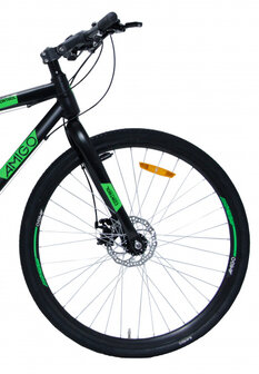 Control 28 Inch 47 cm Unisex 21V V-Brakes Zwart/Groen