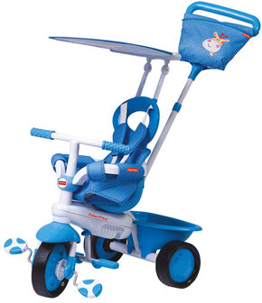 3-in-1-driewieler Elite Junior Wit/Blauw